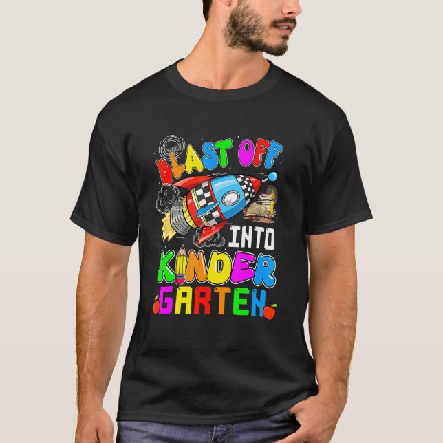 Camiseta As Crianças Se Espalham No Foguete Engraçado Do Ja (Frente)