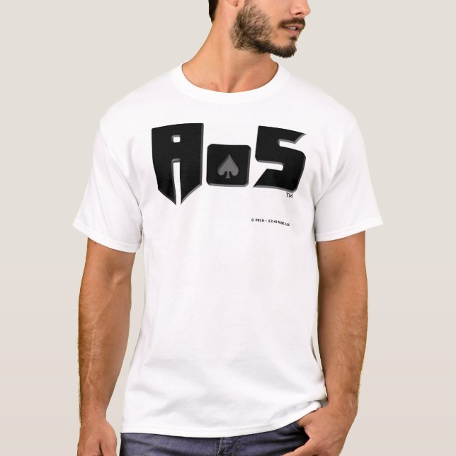 Camiseta Ás de espada (AOS) - logotipo alternativo (Frente)