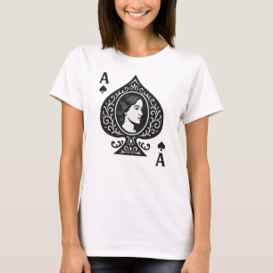 Camiseta Ás de Espadas - Emblem Lady Cameo Filigree