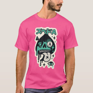 Camiseta Ás de Espadas — Katakana com cabeça de gargalo