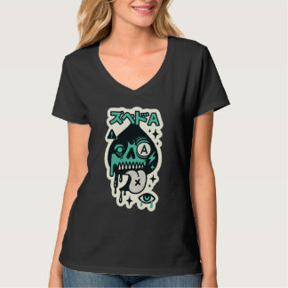 Camiseta Ás de Espadas — Katakana com cabeça de gargalo