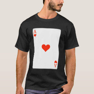 Camiseta Ás De Jogar Cartões Fácil Halloween
