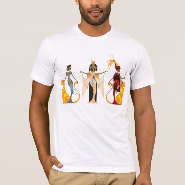 Camiseta As divas do roupa de Egipto (Frente)