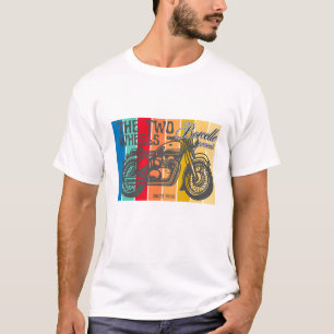 Camiseta as duas rodas borcelle présents