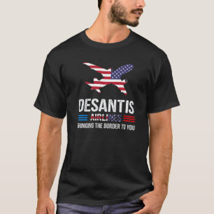 Camiseta As Eleições DeSantis 2024 Vintage, Bandeira Americ