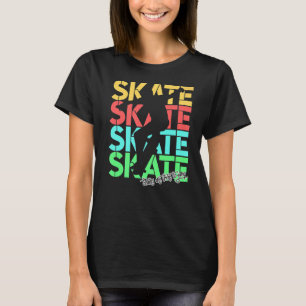 Camiseta As Escadas De Skateboarders Retro Estão Lá Para Sa