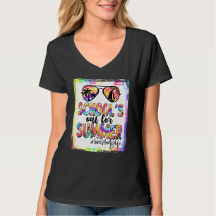 Camiseta As Escolas De Almoços Saíram Para O Verão Tie Dye