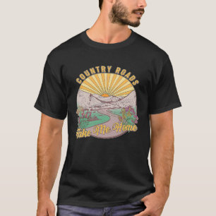 Camiseta As estradas do interior me levam para casa
