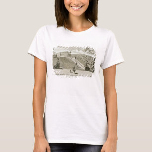 Camiseta As etapas ao terraço do jardim, palácio do