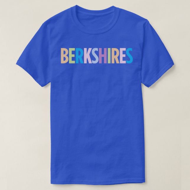 Camiseta As férias coloridas de Massachusetts em Berkshires (Frente do Design)