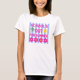 Camiseta As férias escolares de verão começaram
