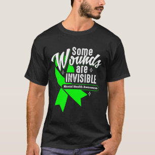 Camiseta As Feridas São Mulheres Invisíveis Com Sensibiliza