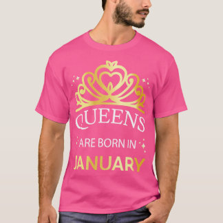 Camiseta As Filas Estão Nasceres Em Janeiro I