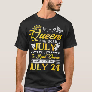 Camiseta As Filas Estão Nasceres Em Julho, As Verdadeiras F