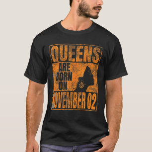 Camiseta As Filas São Nasceres No Segundo De Novembro No I
