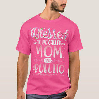 Camiseta As Flores Felizes Que Sou Abençoada Por Ser Chamad