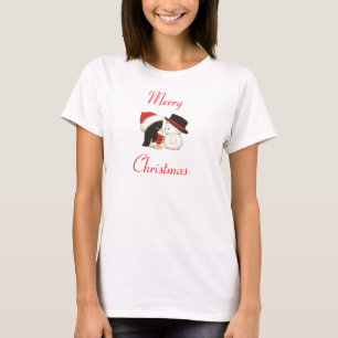 Camiseta As formas das mulheres - Feliz Natal