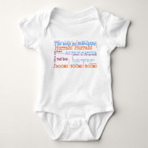 Camiseta As formigas vão criança de marcha