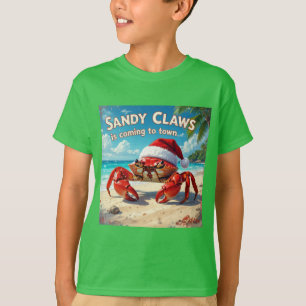 Camiseta As garras de areia estão chegando à cidade