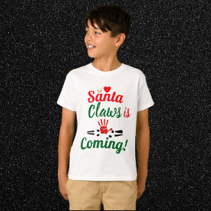 Camiseta As Garras De papais noeis Estão Chegando Engraçada