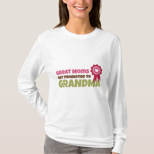 Camiseta As grandes mães obtêm promovidas à avó