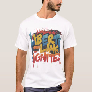Camiseta As Ignites Flame da Liberdade