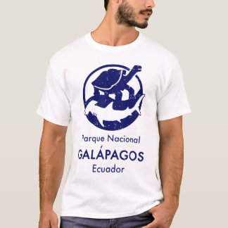 Camiseta As Ilhas Galápagos refrigeram a paridade animal do