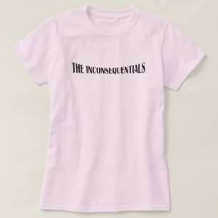 Camiseta As inconsequentes nós as Pessoas frente e trás