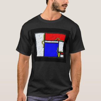 Camiseta As lagartas de Mondrian