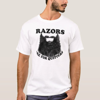 Camiseta As lâminas são para quitters