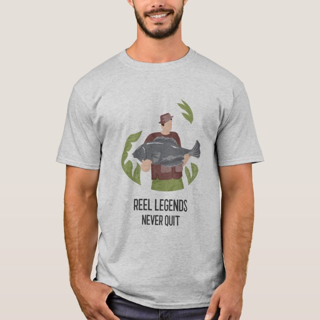 Camiseta As legendas da Reel nunca saem (Frente)