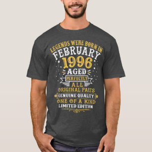 Camiseta As Legendas Foram Nasceres Em Fevereiro De 1996 26