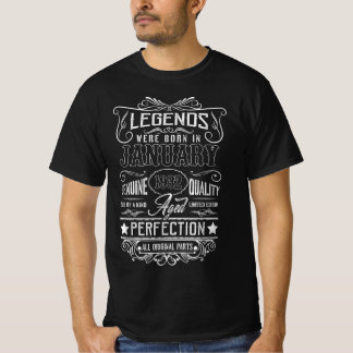 Camiseta As Legendas Foram Nasceres Em Janeiro De 1932 Toda