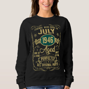 Camiseta As Legendas Foram Nasceres Em Julho De 1946 76º An
