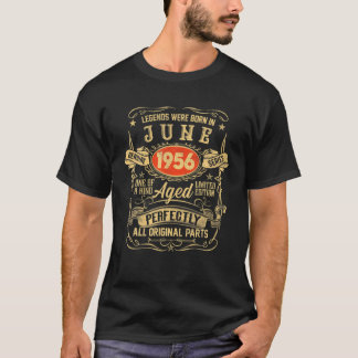 Camiseta As Legendas Foram Nasceres Em Junho De 1956 65º Pr