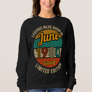 Camiseta As Legendas Foram Nasceres Em Junho De 1980 42º An