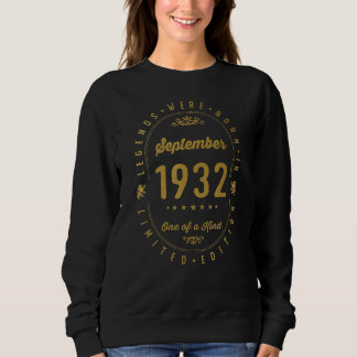 Camiseta As Legendas Foram Nasceres Em Setembro De 1932, Vi
