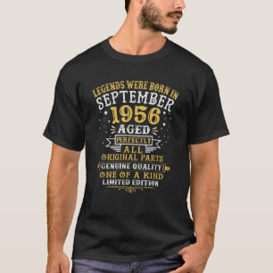 Camiseta As Legendas Foram Nasceres Em Setembro De 1956 66º