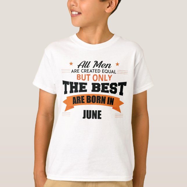 Camiseta As Legendas São Nasceres Em Junho (Frente)