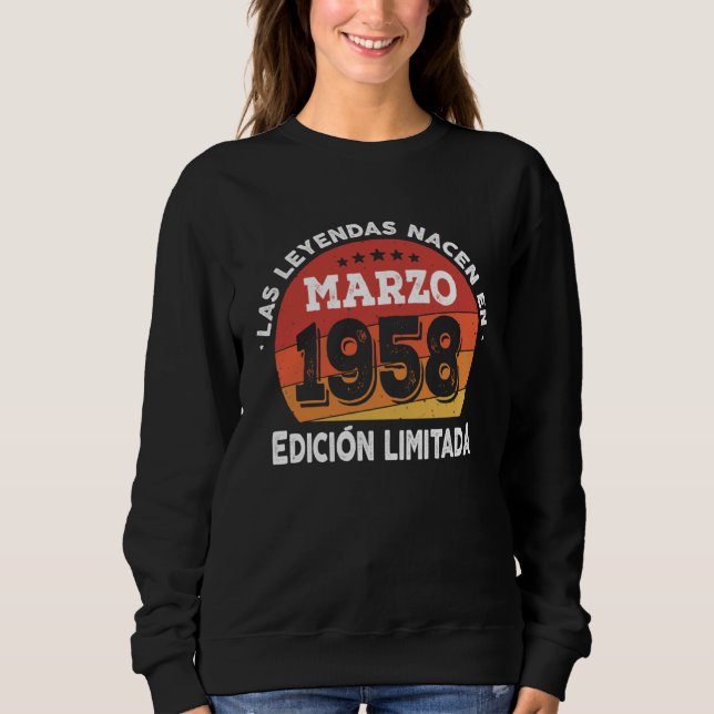 Camiseta As Lendas nascem em Março 1958 (Frente)
