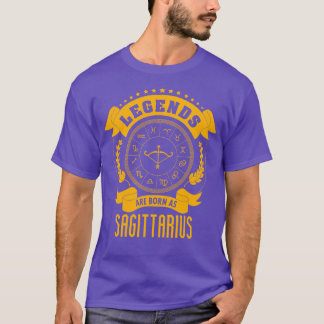 Camiseta As lendas são nasceres como Sagittarius
