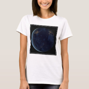 Camiseta As Luzes da Terra à Noite