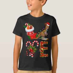 Camiseta As Luzes De Natal De Anguru Deixaram O Noel Hat Ch