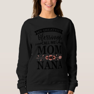 Camiseta As Mães As Minhas Maiores Bênçãos Chamam-Me Mãe E