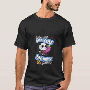 Camiseta As Mães Bonitas Oferecem Mamães De Casamento De Pa