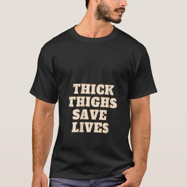 Camiseta As Mães Coxas Espessas Salvem Vidas Empoderando Gy (Frente)