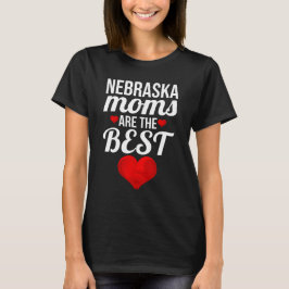 Camiseta As mães de Nebraska são as melhores mães