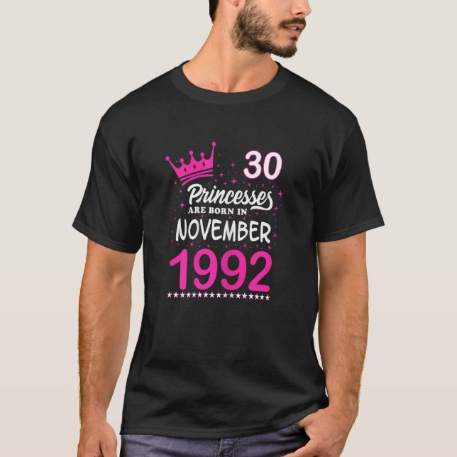 Camiseta As Mães - Impressões Rosa-aniversário de 30 anos s (Frente)