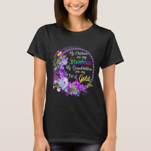 Camiseta As Mães Os Meus Avós São O Meu Pote De Um G Dourad