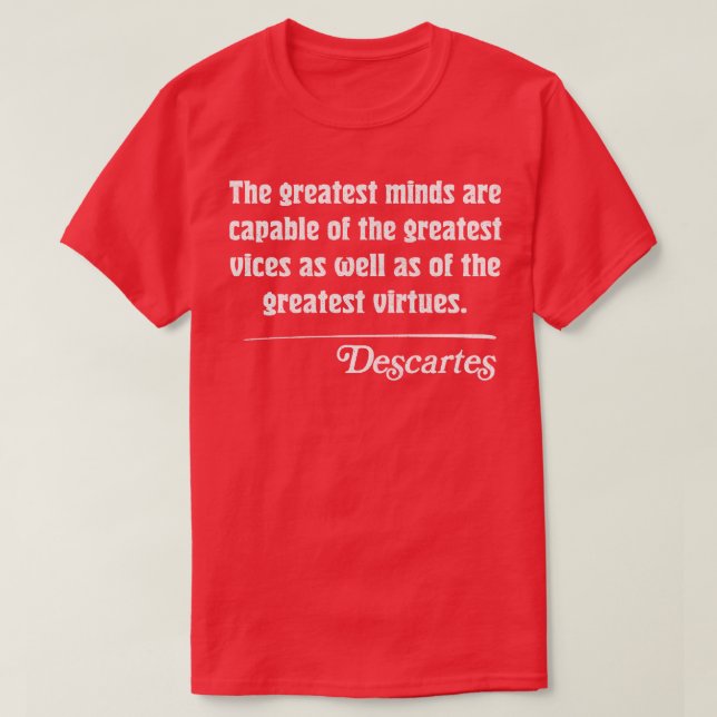 Camiseta As maiores mentes são capazes de ser a maior vítim (Frente do Design)